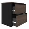 Bestar Connexion L-Shaped Workstation with Lateral File, Antigua/Black 93883-000052 - alternate 6